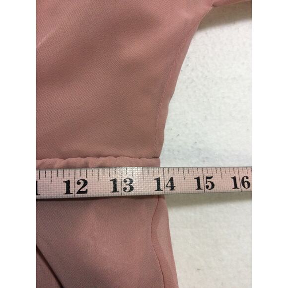 AW BRIDAL BRIDESMAID 6 S Dusty Rose pink Ginny  formal party maxi dress NEW B84 - Picture 7 of 9